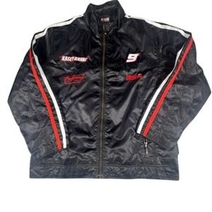 Kasey Kahne Budweiser Racing Jacket Men's LG  #9 Black Windbreaker